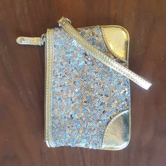 Nine West sequin wristlet wallet - Picture 3 of 6